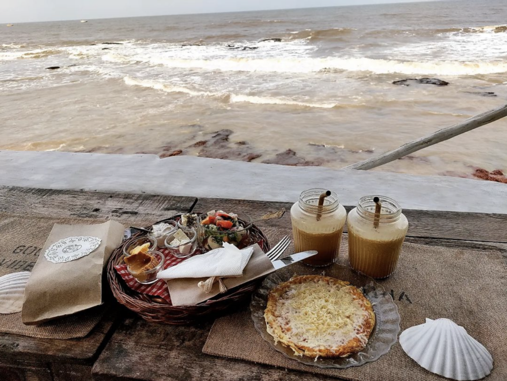 Anjuna beach Eva cafe
