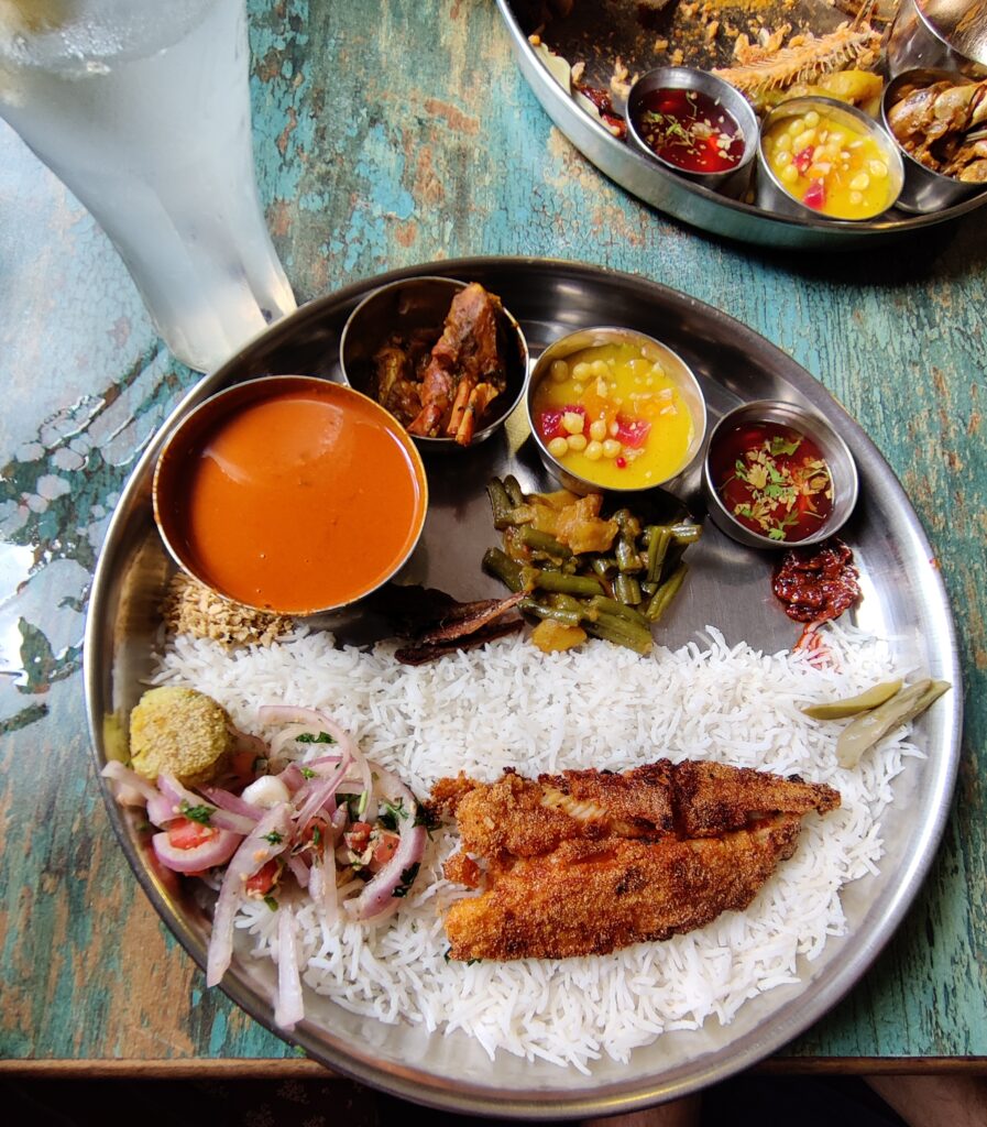 goan thali : fish